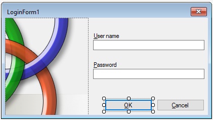 Sự kiện cho nút OK trong Form đăng nhập